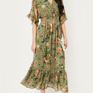 Women Printed Fit and Flare Dress