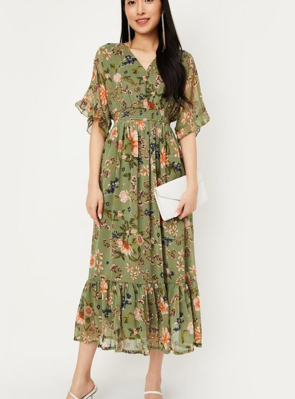 Women Printed Fit and Flare Dress - Image 4