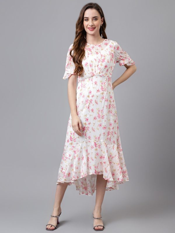 Rare Printed Fit & Flare Dress For Women